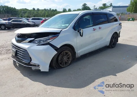 2022 Toyota Sienna Platinum from USA, damaged, VIN 5TDESKFC2NS059908
